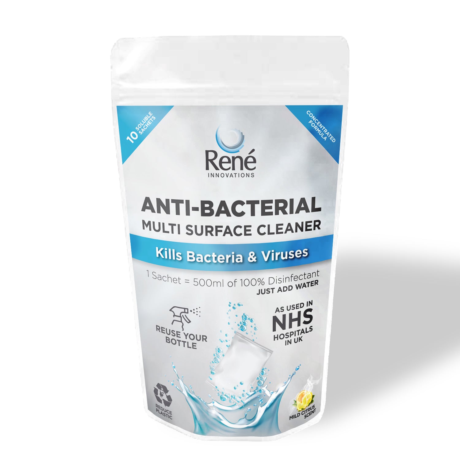 Anti-Bacterial Multi Surface Soluble Cleaner Sachet x10